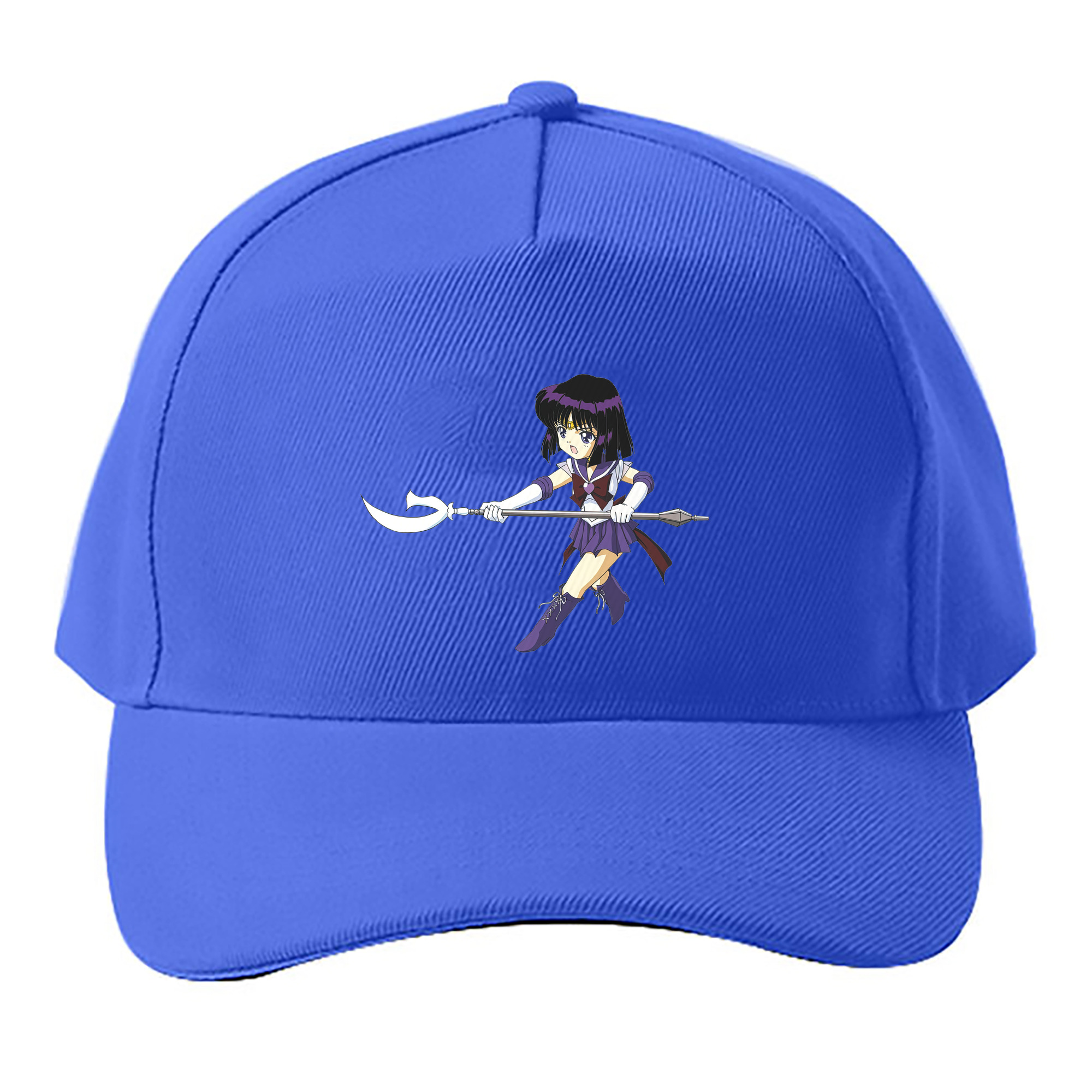 （画像用） 美少女戦士セーラームーン 土萠ほたる Sailor Moon Tomoe Hotaru （セーラーサターン；Sailor Saturn） ベースボールキャップ 綿100％ 男女兼用 帽子 スポーツ